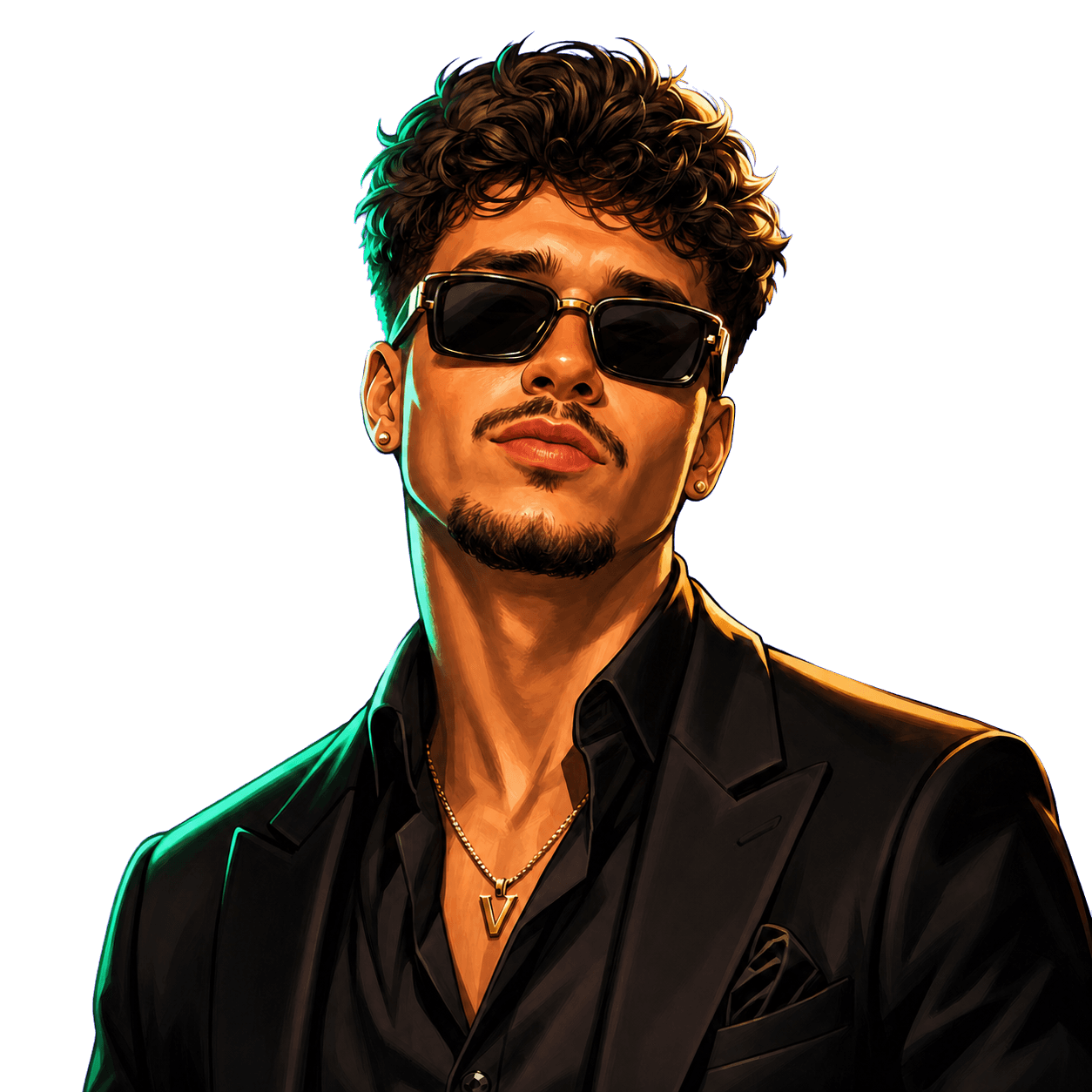 Premium NegroACsaszar profile portrait